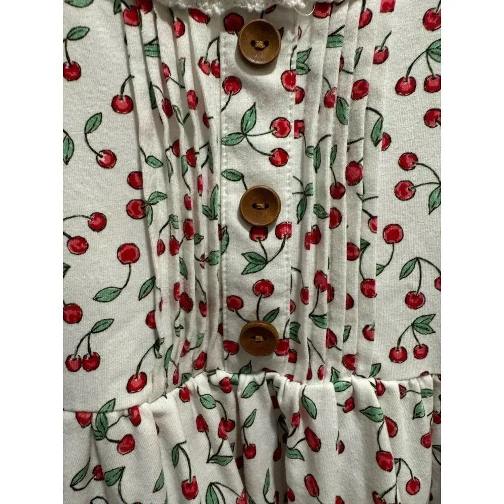 Sweet Honey Cherries Spin Dress Sz 12 Girls - Picture 4 of 7